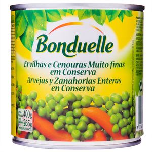 Ervilha e Cenoura Bonduelle Lata 265g