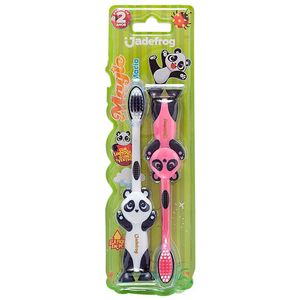 Escova Dental Infantil Magic Macia Jadefrog com 2 unidades