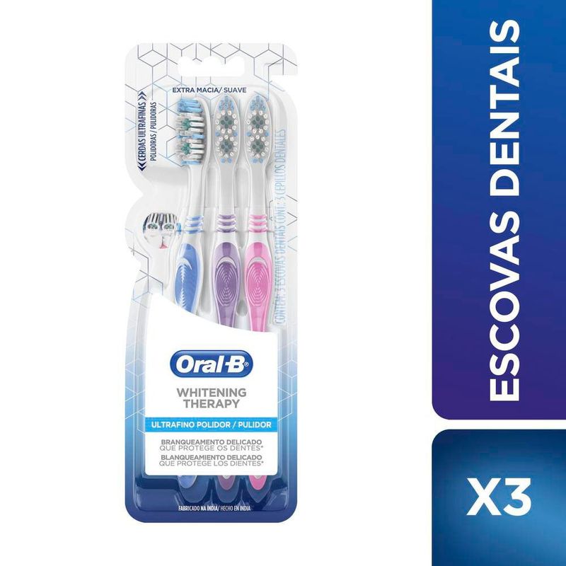 Escova-Dental-Whitening-Therapy-Oral-B-Com-3-Unidades