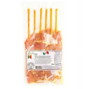 Espeto Temperado de Coxa de Frango La Serra 500g