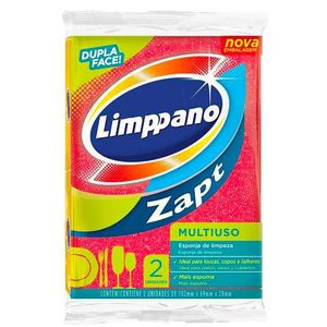 Esponja Dupla Face Zapt Limppano