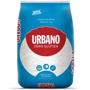 Farinha de Arroz Sem Glúten Urbano 1kg