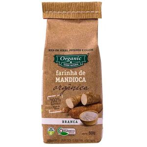 Farinha de Mandioca Orgânica Branca Organic 500g