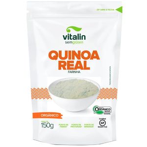Farinha de Quinoa Real Orgânica Sem Glúten Vitalin 150g