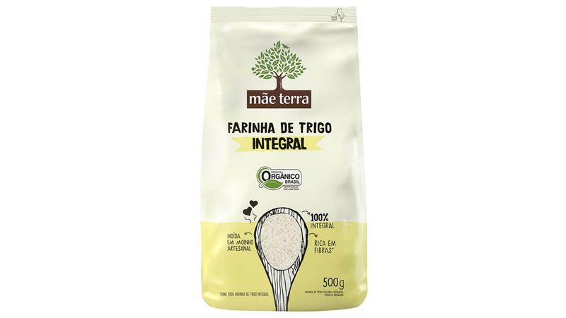 Farinha de Trigo Orgânica Mãe Terra 500g  Mambo Supermercado São Paulo -  Mambo Supermercado São Paulo