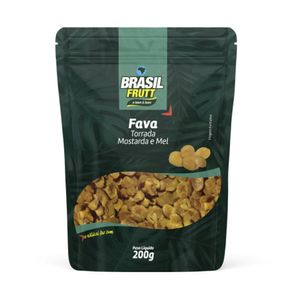 Fava Torrada Mostarda e Mel Brasil Frutt 200g