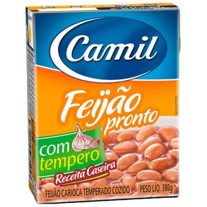 Feijão Carioca Temperado Camil 380g