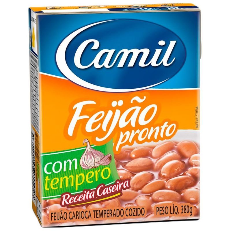 Feijao-Carioca-Temperado-Camil-380g