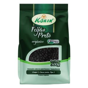 Feijão Preto Orgânico Korin 500g