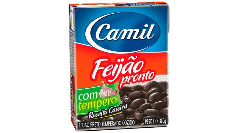Feijão Preto Temperado Camil 380g  Mambo Supermercado São Paulo - Mambo  Supermercado São Paulo