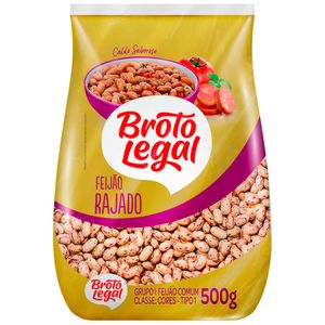 Feijão Rajado Broto Legal 500g