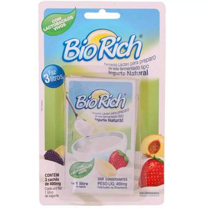Fermento Lácteo Bio Rich 3 Sachês