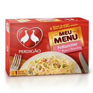 Fetuccine de Peru e Brócolis Meu Menu Perdigão 350g