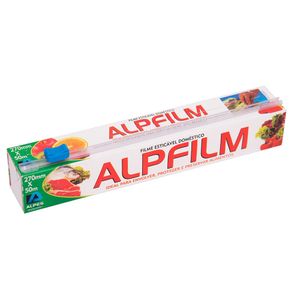 Filme PVC com Trilho Alpfilm 27cm x 50m