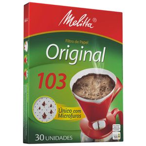Filtro de Papel 103 Melitta com 30 unidades