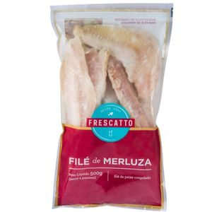 Filé de Merluza Congelado Frescatto 500g