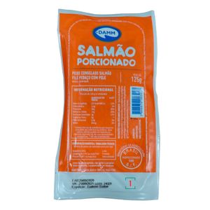 Filé de Salmão com Pele Congelado Damm 125g