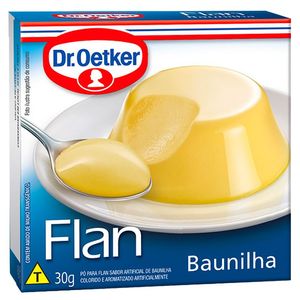 Flan de Baunilha Sem Calda Dr. Oetker 30g