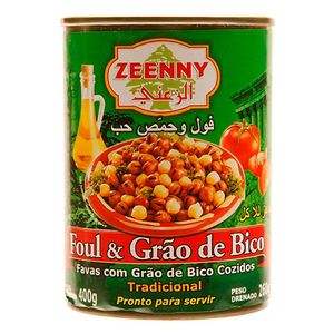 Foul e Grão de Bico Zeenny 400g