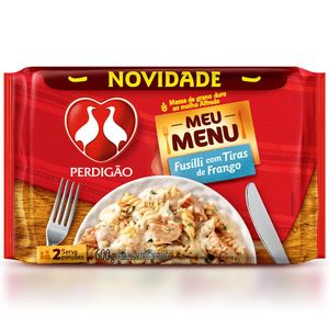 Fusilli Molho Alfredo com Tiras de Frango Perdigão 600g