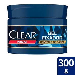 Gel Fixador Ação Prolongada Controle de Caspa Clear Men 300g