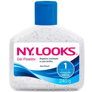 Gel Fixação Média Fator 1 Nylooks 240g