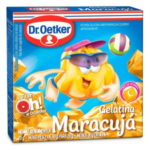 Gelatina de Maracujá Dr. Oetker 20g