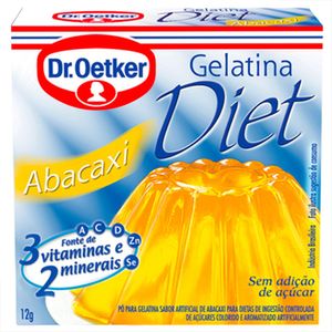 Gelatina Diet de Abacaxi Dr.Oetker 12g