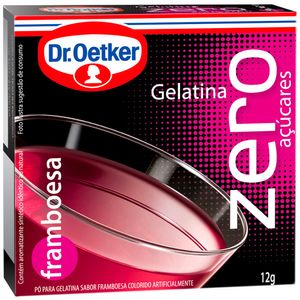Gelatina de Framboesa Sem Açúcar Dr. Oetker 12g