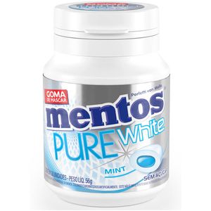 Goma de Mascar Pure Fresh White Mentos 56g