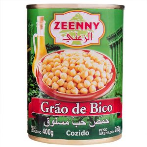 Grão de Bico Cozido Zeenny Lata 400g