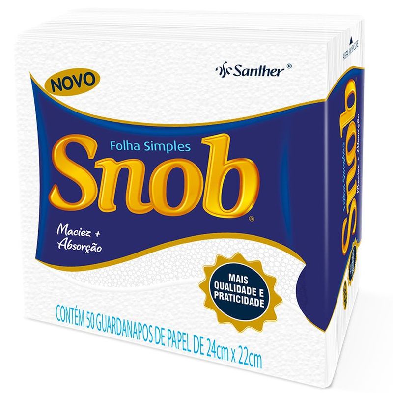 Guardanapo-Folha-Simples-Snob-24cm-X-22cm-50-Unidades
