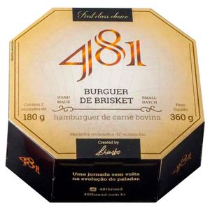 Hambúrguer Bovino Brisket 481 360g