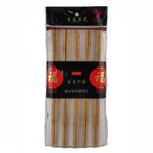 Hashi de Bambu Reutilizável 24cm 10 Pares
