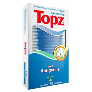 Haste Flexível Bastonetes Topz com 150 unidades