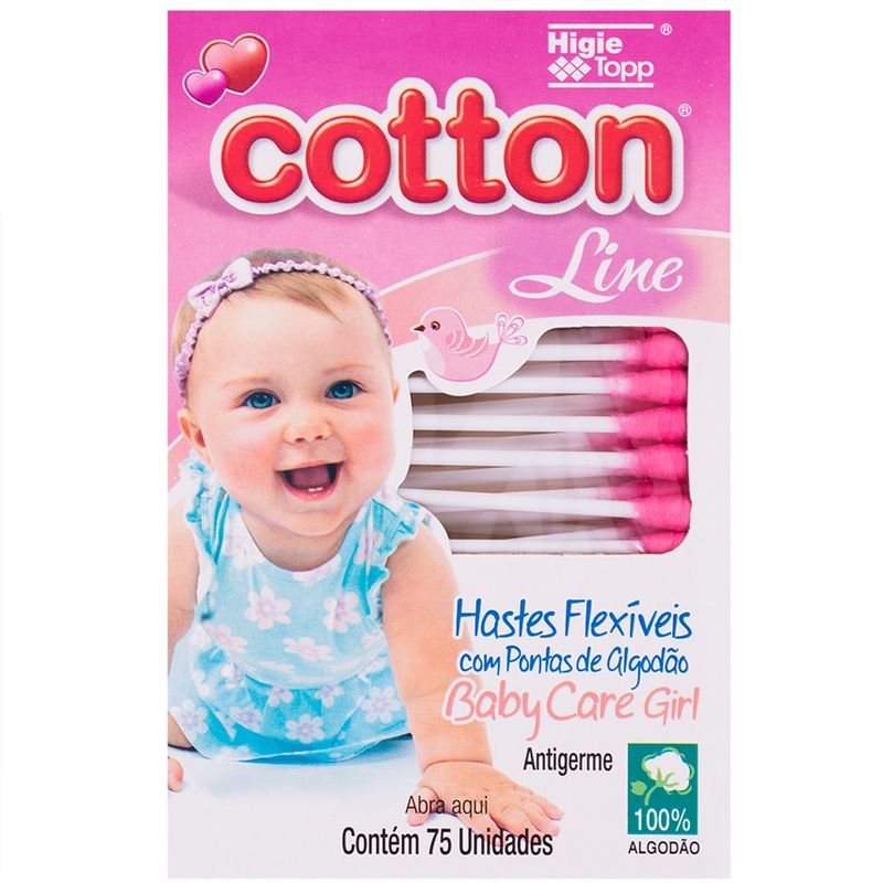 Haste-Flexivel-Cotton-Line-Girl-Com-75-Unidades