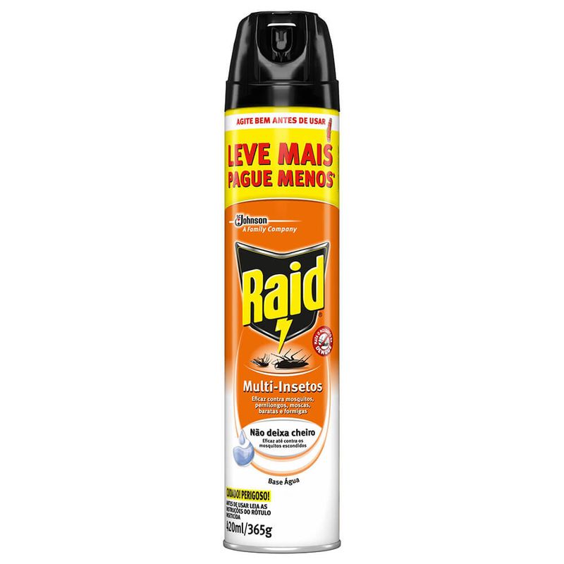 Inseticida-Aerosol-Base-de-Agua-Multi-Insetos-Raid-Leve-Mais-Pague-Menos-420ml