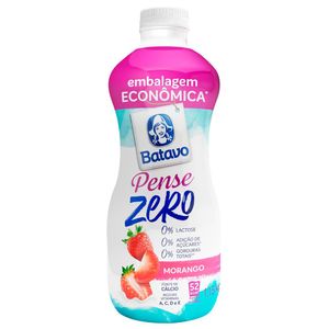 Iogurte Desnatado de Morango Zero Lactose Pense Zero Batavo 1,15Kg
