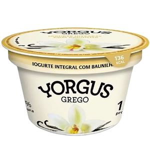 Iogurte Grego Baunilha Yorgus 130g