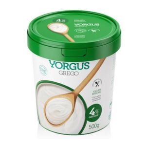 Iogurte Grego Integral 4% de Gordura Yorgus 500g