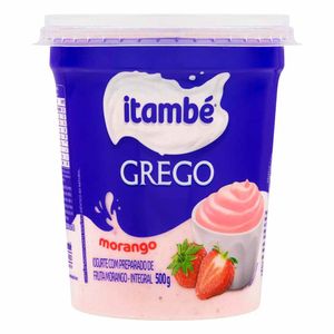 Iogurte Integral Grego Morango Itambé 500g