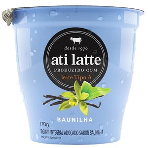 Iogurte Integral Sabor Baunilha Ati Latte 170g