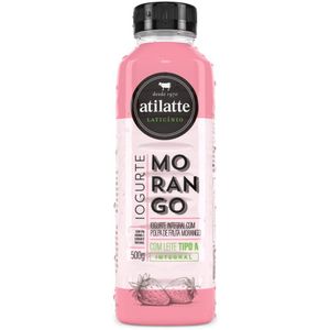Iogurte Integral Sabor Morango Ati  Latte 500g