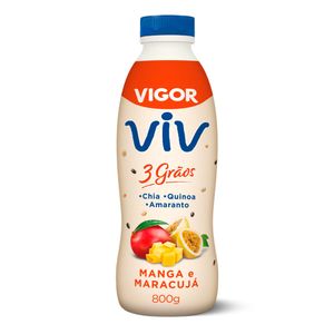 Iogurte Manga e Maracujá Viv 3 Grãos Vigor 800g