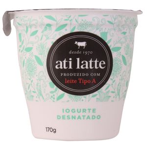 Iogurte Natural Desnatado Ati Latte 170g