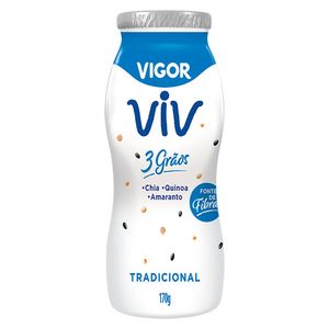 Iogurte Parcialmente Desnatado Tradicional 3 Grãos Viv Vigor 170g