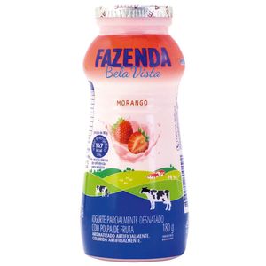 Iogurte Sabor Morango Bela Vista Fazenda 180g