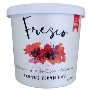 Iogurte Vegetal Coco Frutas Vermelhas Fresco 110ml