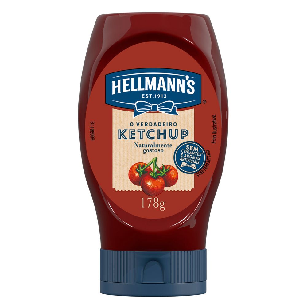 Ketchup Tradicional Hellmann's 178g Mambo Supermercado São Paulo