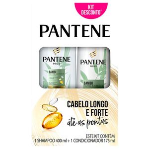 Kit Bambu Pantene Shampoo 400ml + Condicionador 175ml